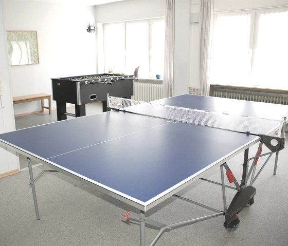 Spielzimmer Kicker Tischtennis