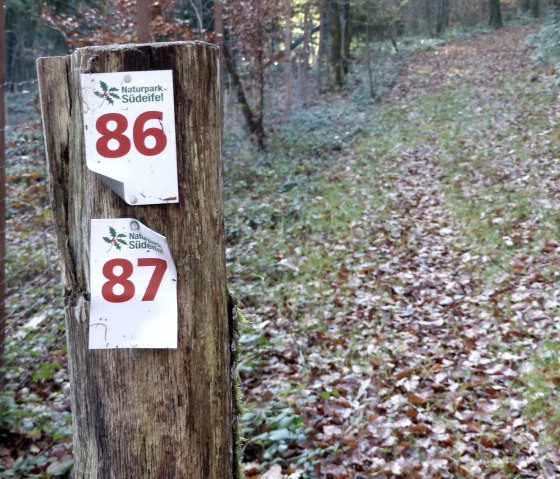 Wegmarkierung Naturpark Südeifel, © Tourist-Information Islek