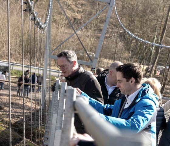 Innenminister Ausblick Hängebrücke, © Innenministerium RLP