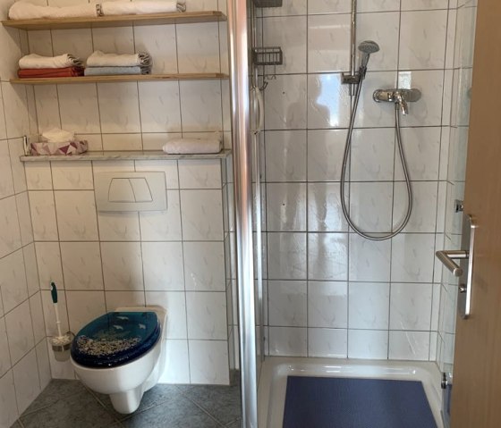 Dusche 90 x 90 mit Glastür