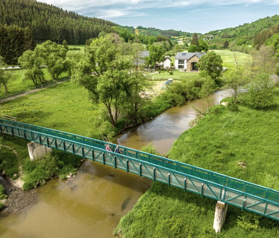 Georges-Wagner- Brücke am Dreiländerpunkt über der Our, © Eifel Tourismus GmbH, Dominik Ketz