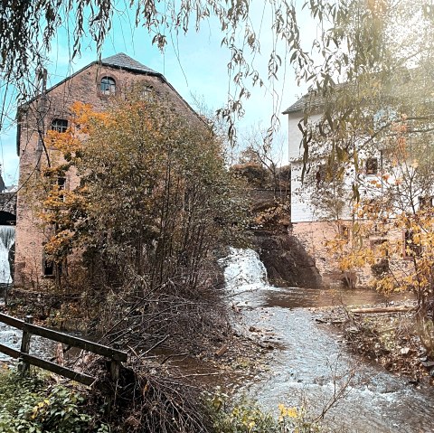 Wasserfälle im Stadtpark, © Felsenland Südeifel Tourismus GmbH, AC Krebs