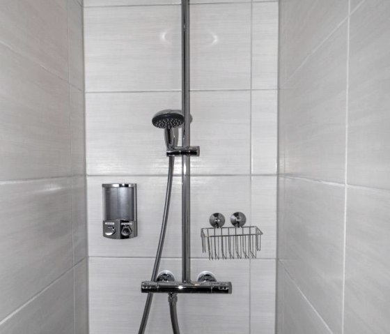 APT -walk-in shower in the bathroom, © Gerhard Müller