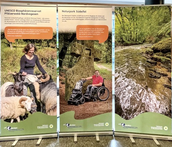 Ausstellung Nationale Naturlandschaften Rheinland-Pfalz, © Naturpark Südeifel/Ansgar Dondelinger.