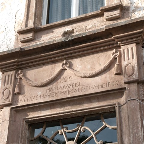 Fassadendetail in Mettendorf, © V. Teuschler