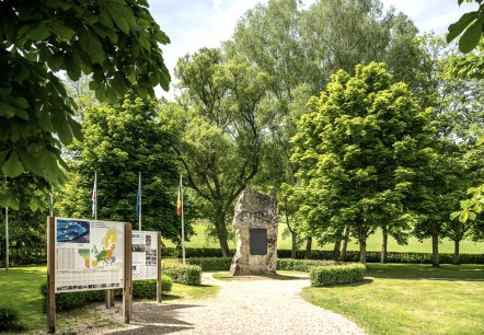 Das Europadenkmal am Dreiländereck Ouren, © Eifel Tourismus GmbH, Dominik Ketz