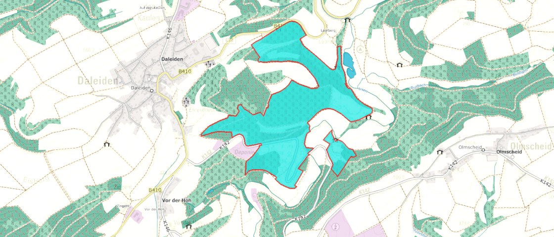 NSG Ginsterheiden im Irsental bei Daleiden, © LANIS / GeoBasis-DE / LVermGeoRP