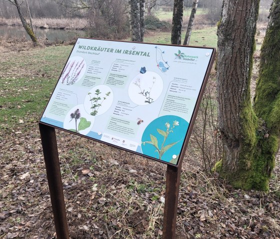 Infotafel am Kräuterweg Irsental, © Tourist-Information Islek