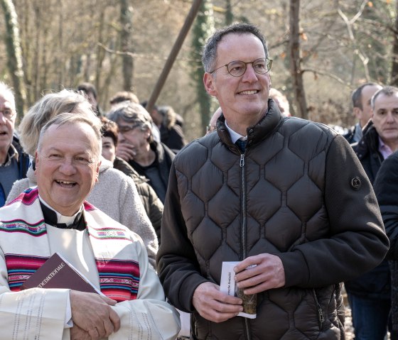 Monisgnore Michael Becker zusammen mit Innenminister Michael Ebling, © Innenministerium RLP