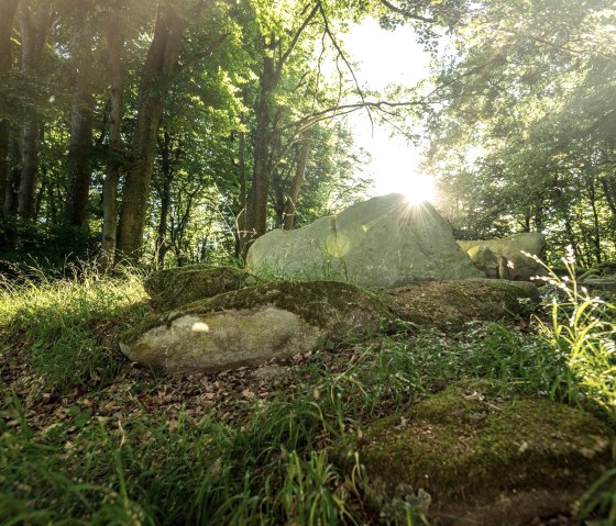 Mystical atmosphere at the stone box grave, © Eifel Tourismus GmbH, D. Ketz