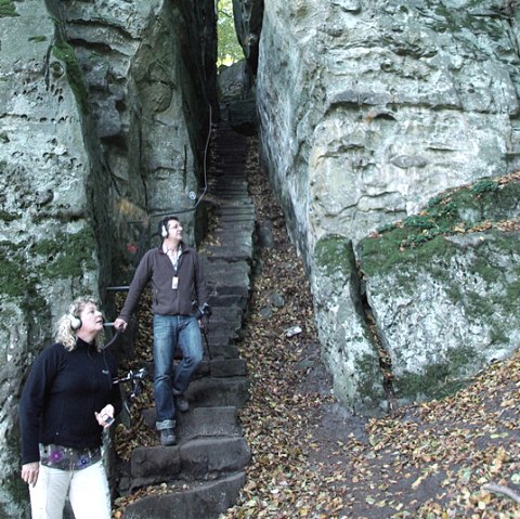 Audio-Tour in der Teufelsschlucht, © Elke Wagner