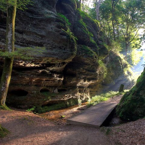 Auf dem Felsenweg im Mullerthal, © Charly Schleder