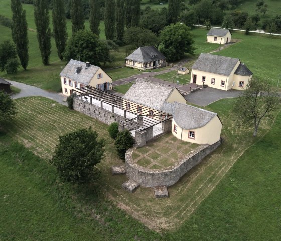 Villa Otrang Luftaufnahme, © GDKE-Rheinisches Landesmuseum Trier, Thomas Zühmer