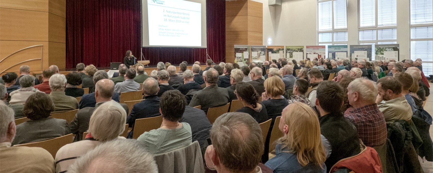Auditorium bei der 2. Naturparkkonferenz Südeifel am 18.03.2019, © Naturpark Südeifel