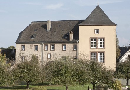 Blick auf die Burg Dudeldorf, © TI Bitburger Land