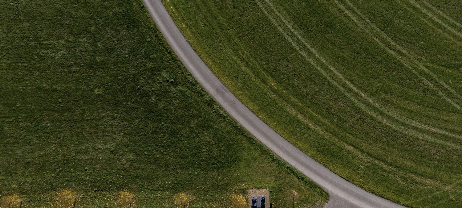 Komfort-Weg Ammeldingen Luftaufnahme, © Naturpark Südeifel/Philipp Köhler