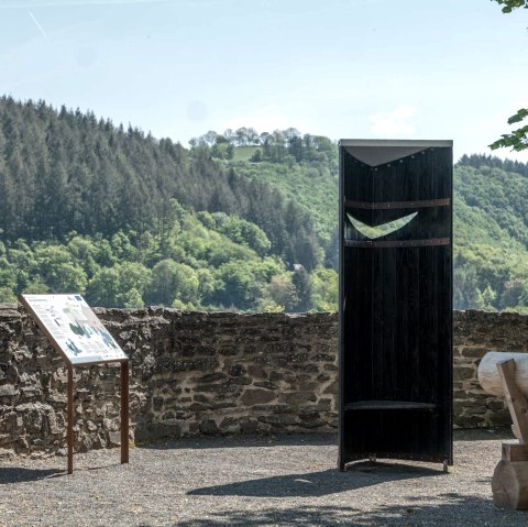 Musseplatz Burg Neuerburg, © Naturpark Südeifel/Thomas Urbany